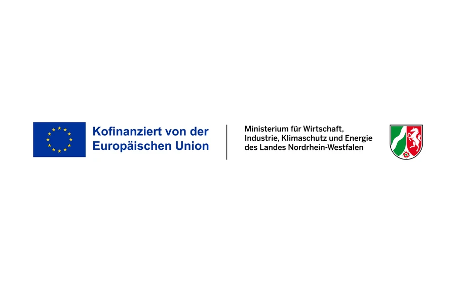 Label Kofinanziert von der Europäischen Union & Ministerium für Wirtschaft, Industrie, Klimaschutz und Energie NRW